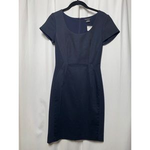 NWT Navy blue CLUB MONACO classic navy dress, 00
